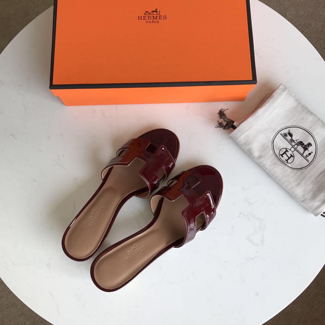 에르메스 올수공 오아시스 슬리퍼 샌들 페이던트 04